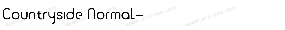 Countryside Normal字体转换